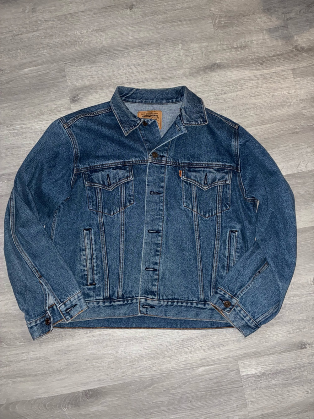 Men's Levi’s orange tab Denim Jean jacket
